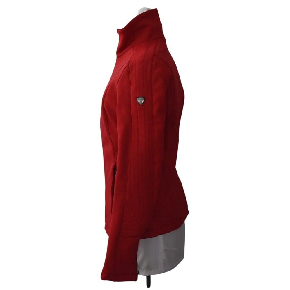 Post Card Womens Red Ski Jacket Size 10 Full Zip Padded Winter - Picture 9 of 10